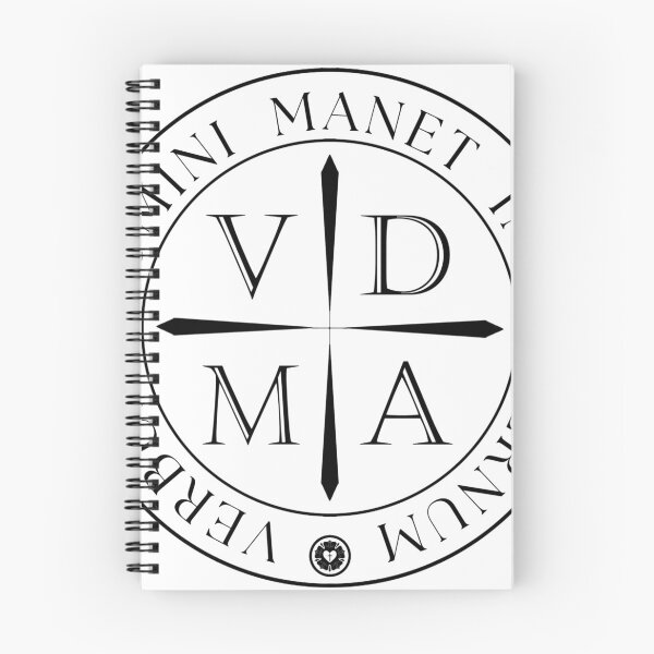 Item preview, Verbum Domini Manet in Aeternum VDMA - black text designed and sold by Madelyn Craig.