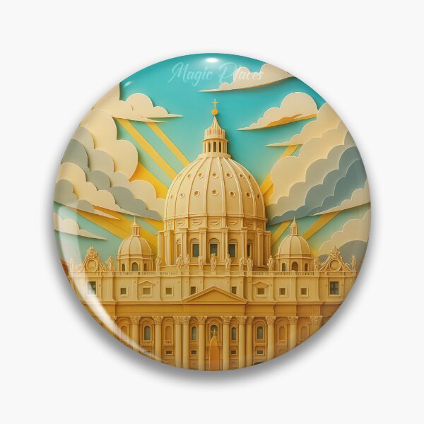 Item preview, One Hundred Magic Urban Places - St. Peter's Basilica - Rome designed and sold by Earth Celebration Designs.