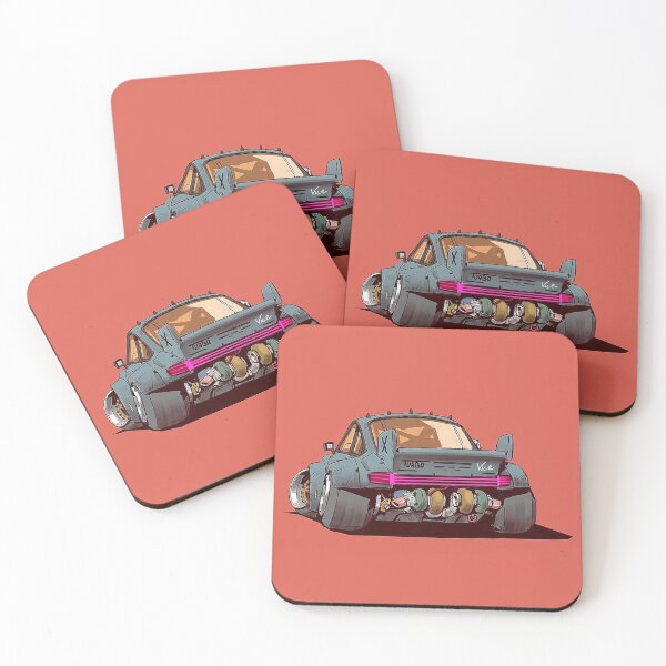 Item preview, Porsche Art Print – Vintage & Classic Car Illustration designed and sold by Road To Track.