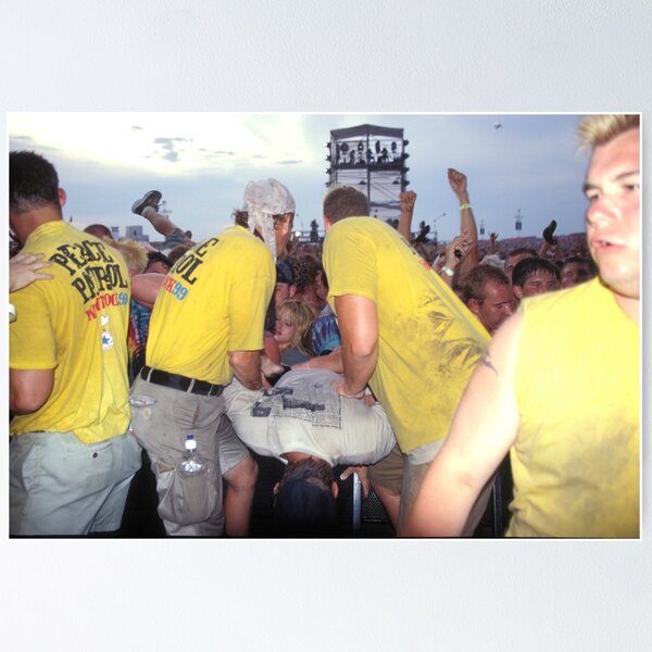 Item preview, Concert Security and the Massive Crowd at Woodstock ’99 - Photograph designed and sold by ConcertImages.
