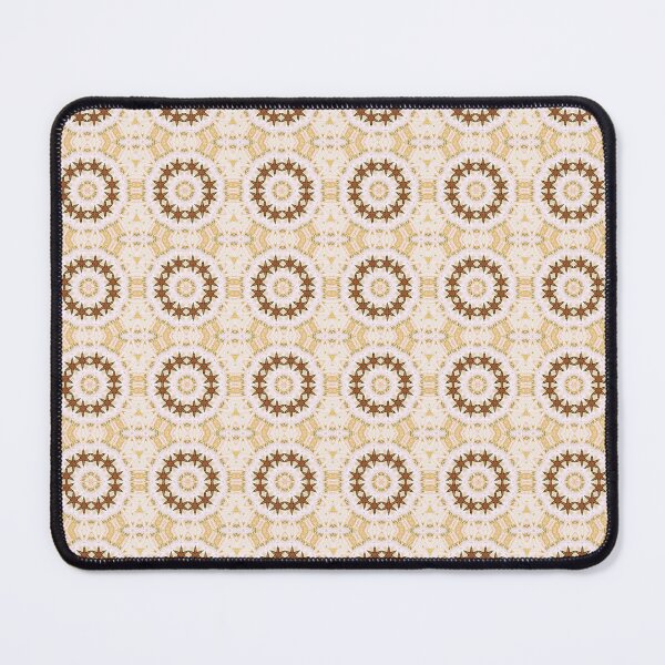 Item preview, Mandala Retro Star Pattern in Pastel Yellow designed and sold by Artistestella.