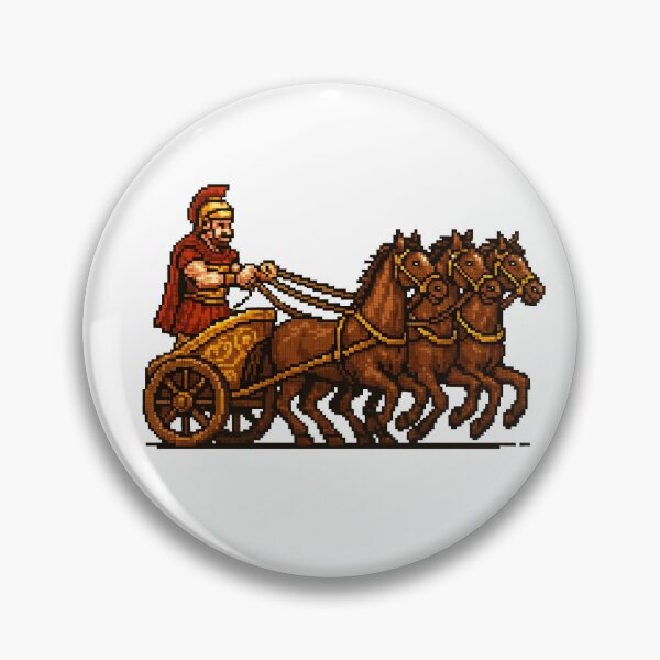 Item preview, Retro 90's style Roman quadriga designed and sold by WirelessChimp.