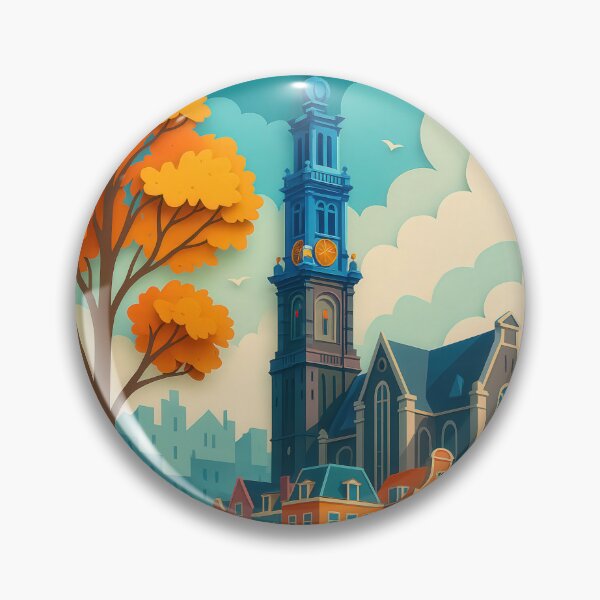 Item preview, One Hundred Magic Urban Places - WESTERKERK - Amsterdam designed and sold by Earth Celebration Designs.