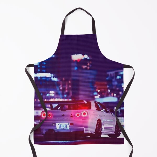Artikelvorschau, Nissan Skyline R34 GTR – JDM Icon & Street Racing Poster entworfen und verkauft von Road To Track.