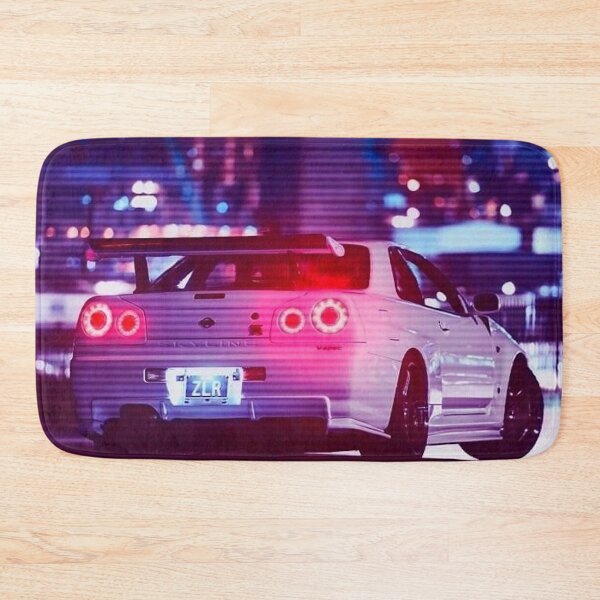 Item preview, Nissan Skyline R34 GTR – JDM Icon & Street Racing Poster designed and sold by Road To Track.