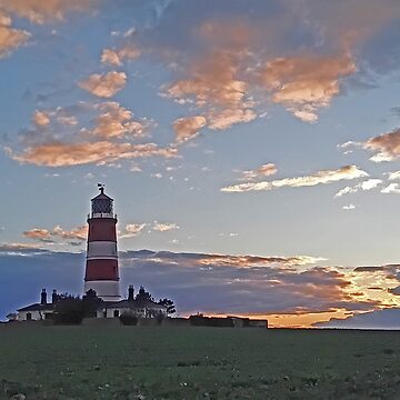 Artwork thumbnail, Happisburgh Lighthouse, October 2025 by RedHillDigital