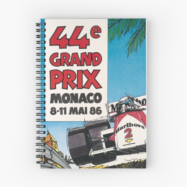 Item preview, Monaco Grand Prix 1986 - Ayrton Senna Vintage Formula 1 Poster designed and sold by Road To Track.