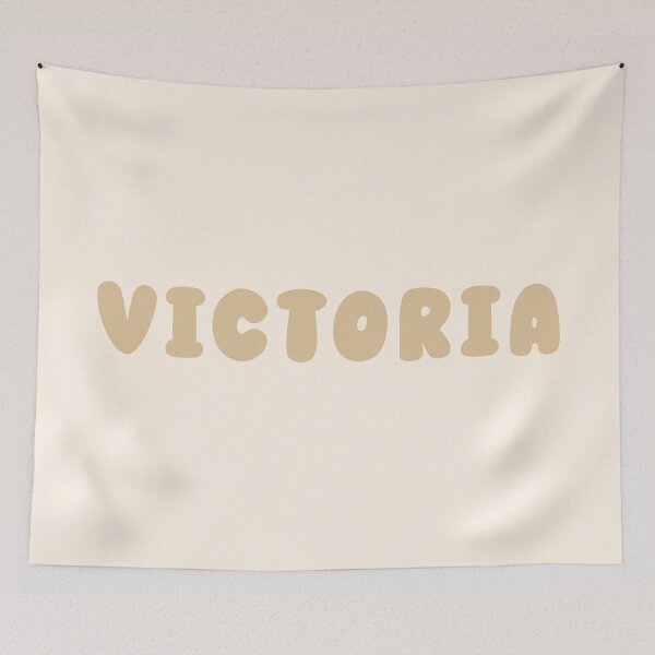 Item preview, Beige Victoria – Minimalist Personalized Name Design designed and sold by karolinahinc.