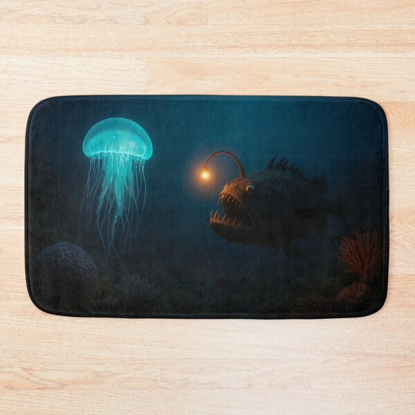 Item preview, Deep Glow: Encounter in the Abyss designed and sold by EchoAuraGraphic.