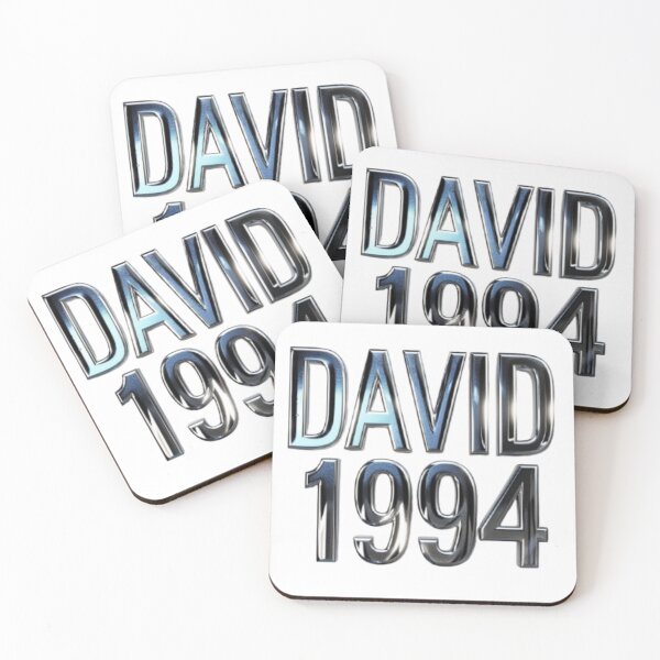 Item preview, David 1994 — Chrome 3D Name Design designed and sold by AlexLineArt.