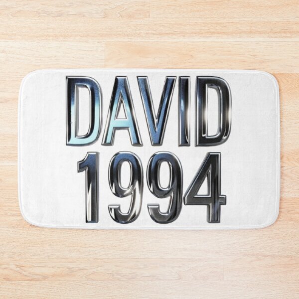 Item preview, David 1994 — Chrome 3D Name Design designed and sold by AlexLineArt.