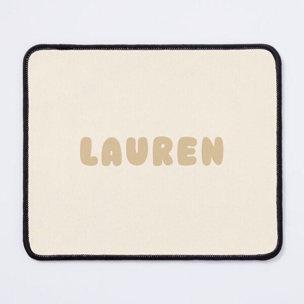 Item preview, Beige Lauren – Minimalist Personalized Name Design designed and sold by karolinahinc.