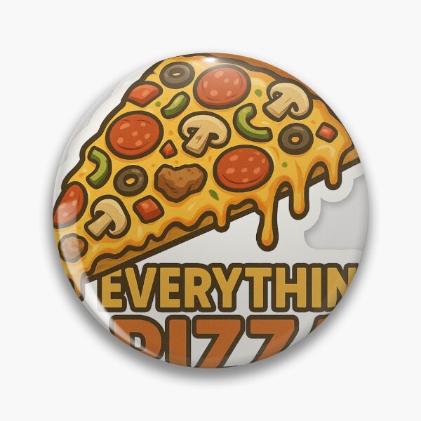 Item preview, Everything Pizza designed and sold by StickThisOnIt.