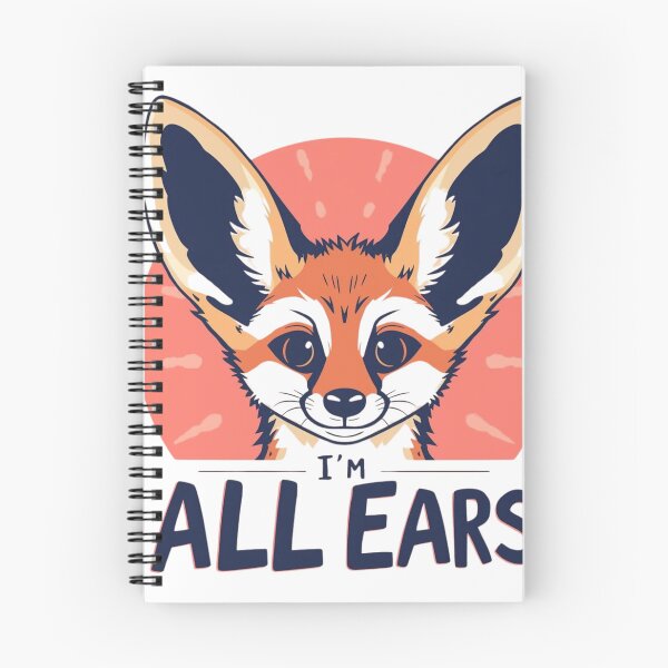 Item preview, Cute Fennec Fox Pun - I'm All Ears Funny Animal designed and sold by ShirtHatch.