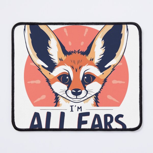 Item preview, Cute Fennec Fox Pun - I'm All Ears Funny Animal designed and sold by ShirtHatch.