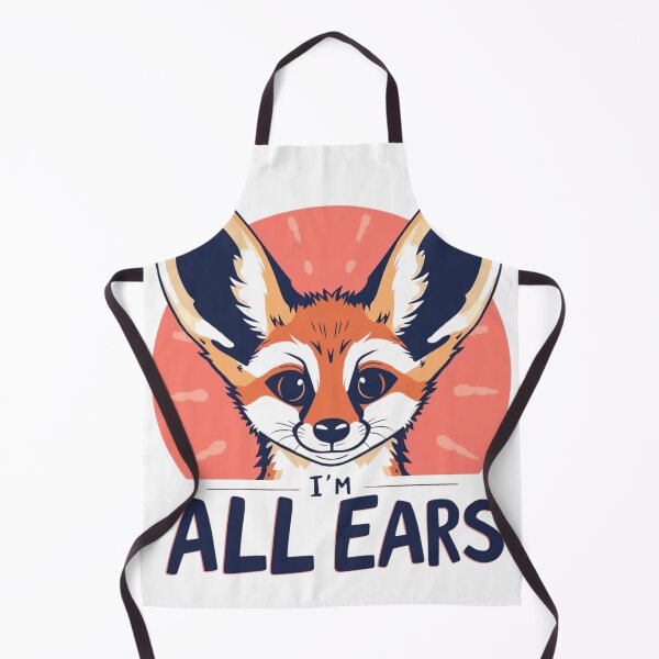 Item preview, Cute Fennec Fox Pun - I'm All Ears Funny Animal designed and sold by ShirtHatch.