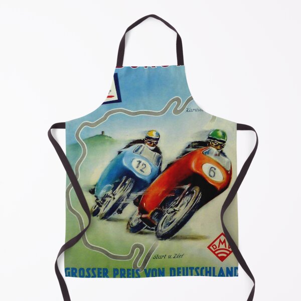 Item preview, Nürburgring Motorcycle Race – Vintage Racing Poster designed and sold by Road To Track.
