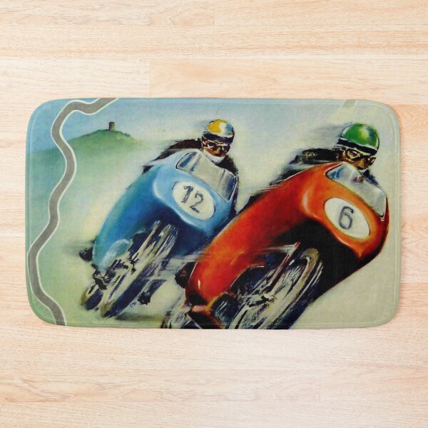 Item preview, Nürburgring Motorcycle Race – Vintage Racing Poster designed and sold by Road To Track.