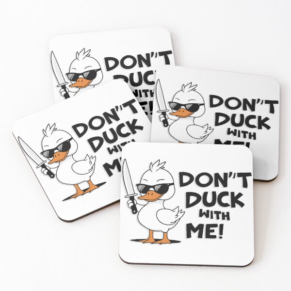 Item preview, Don’t Duck With Me – Funny Cool Duck with Sunglasses Design designed and sold by Trendy Art.