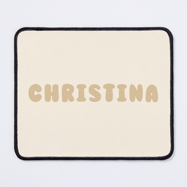 Item preview, Beige Christina – Minimalist Personalized Name Design designed and sold by karolinahinc.