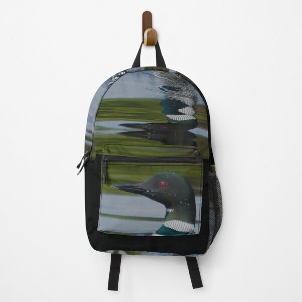 Item preview, A loon swimming on the green and blue water of the Baskatong Reservoir designed and sold by Production Art Manon Meilleur.