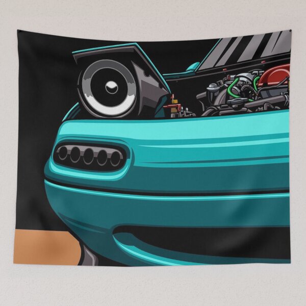 Item preview, Mazda MX-5 Miata - Vintage Roadster Racing Poster designed and sold by Road To Track.