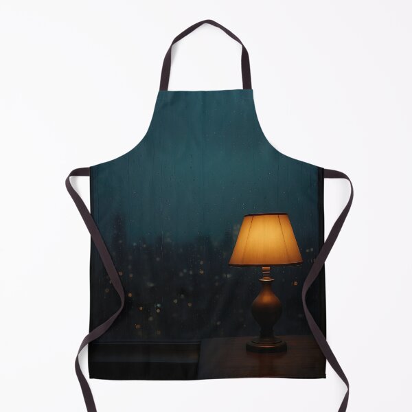 Item preview, Rainy City Nights – Cozy Window Lamp Aesthetic designed and sold by EchoAuraGraphic.