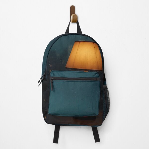 Item preview, Rainy City Nights – Cozy Window Lamp Aesthetic designed and sold by EchoAuraGraphic.