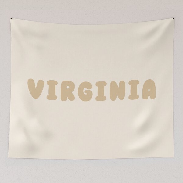 Item preview, Beige Virginia – Minimalist Personalized Name Design designed and sold by karolinahinc.