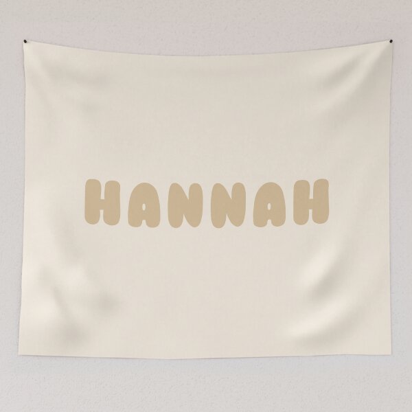 Item preview, Beige Hannah – Minimalist Personalized Name Design designed and sold by karolinahinc.