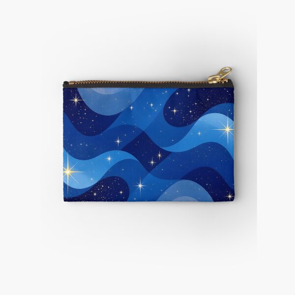 Item preview, Celestial Stars And Waves In Blue designed and sold by debbiedwarika.