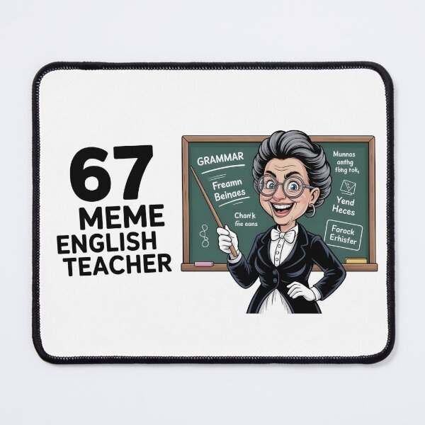 Item preview, 67 Meme English Teacher designed and sold by Naitsebas.