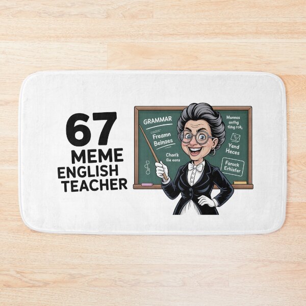 Item preview, 67 Meme English Teacher designed and sold by Naitsebas.