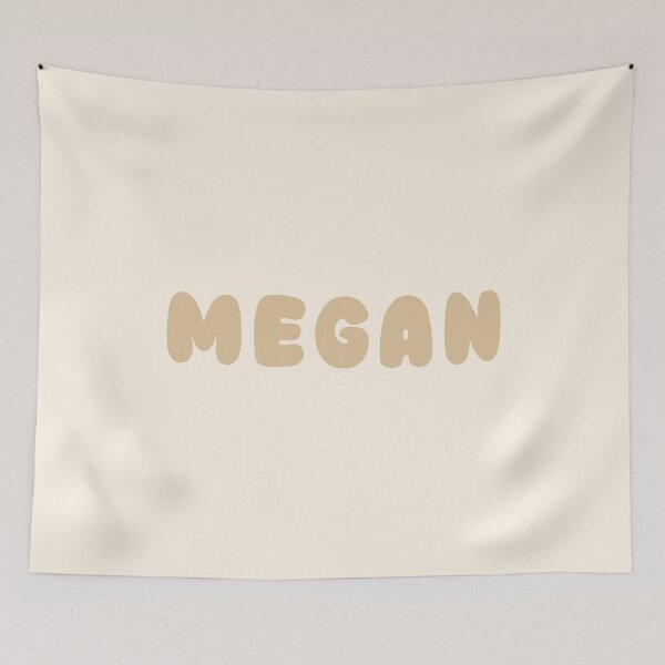 Item preview, Beige Megan – Minimalist Personalized Name Design designed and sold by karolinahinc.