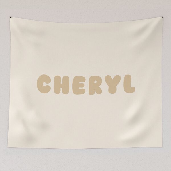Item preview, Beige Cheryl – Minimalist Personalized Name Design designed and sold by karolinahinc.