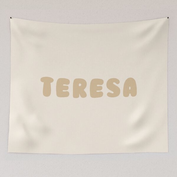 Item preview, Beige Teresa – Minimalist Personalized Name Design designed and sold by karolinahinc.