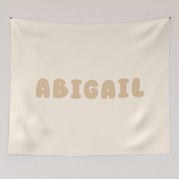 Item preview, Beige Abigail – Minimalist Personalized Name Design designed and sold by karolinahinc.