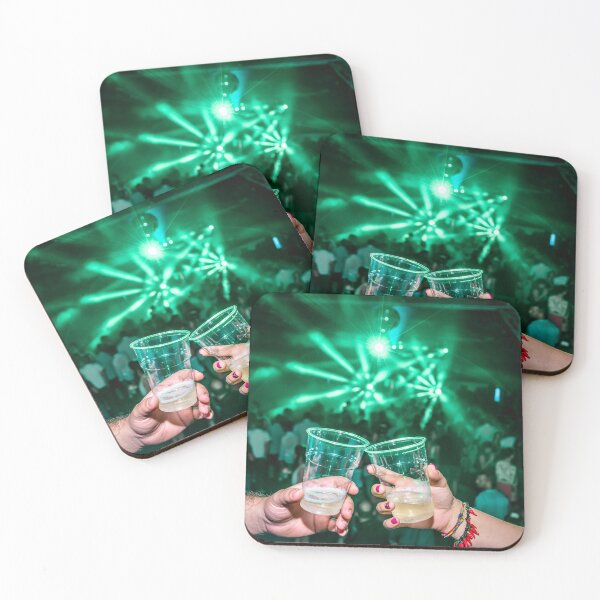 Item preview, Neon Cheers: Green Light Celebration at the Festival designed and sold by MDB_Shop.