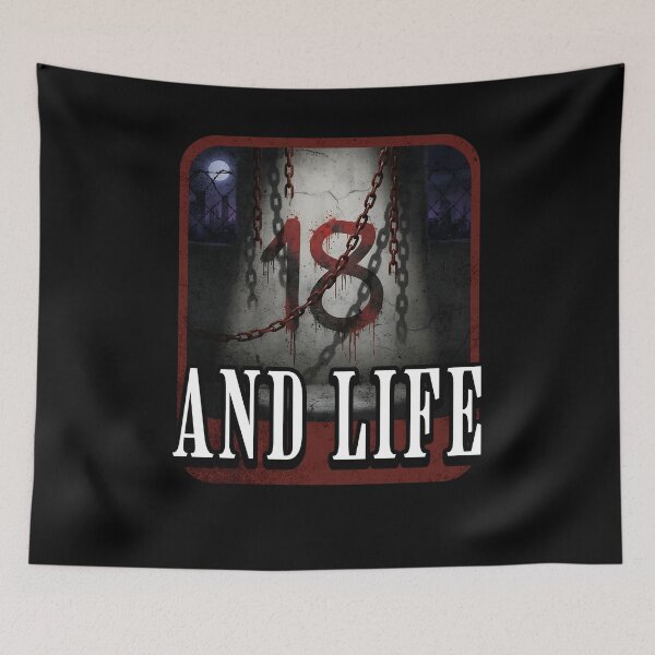 Item preview, 18 And Life Glam Street Metal 80s/90s designed and sold by GAZZA DESIGN.