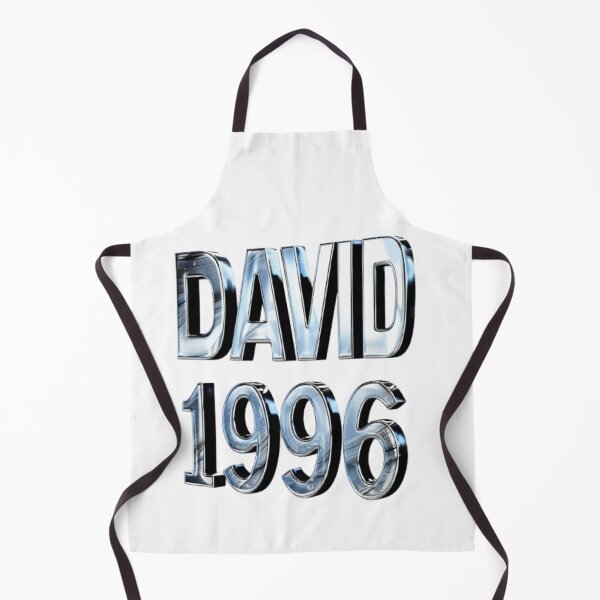 Item preview, David 1996 — Chrome 3D Name Design designed and sold by AlexLineArt.