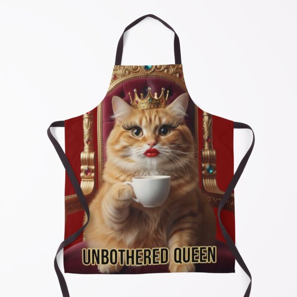 Item preview, UNBOTHERED QUEEN - Cat Art designed and sold by DigitalMagicB.