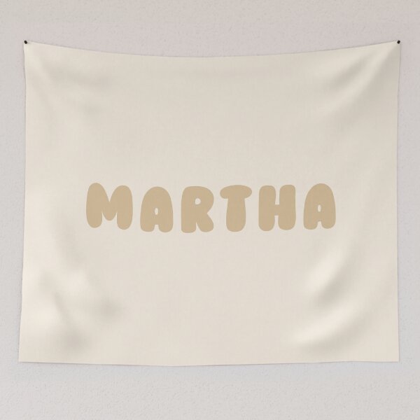 Item preview, Beige Martha – Minimalist Personalized Name Design designed and sold by karolinahinc.