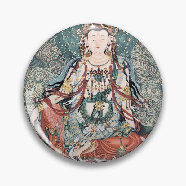 Item preview, QindanArt | Water-Moon Guanyin: A Contemporary Dialogue with Sacred Beauty – Reimagining the Mural Art of Beijing’s Fahai Temple designed and sold by QindanArt.