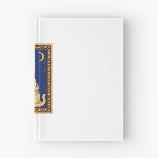 Item preview, Cream Cat Holding Book Medieval Art designed and sold by PictorialWhimsy.