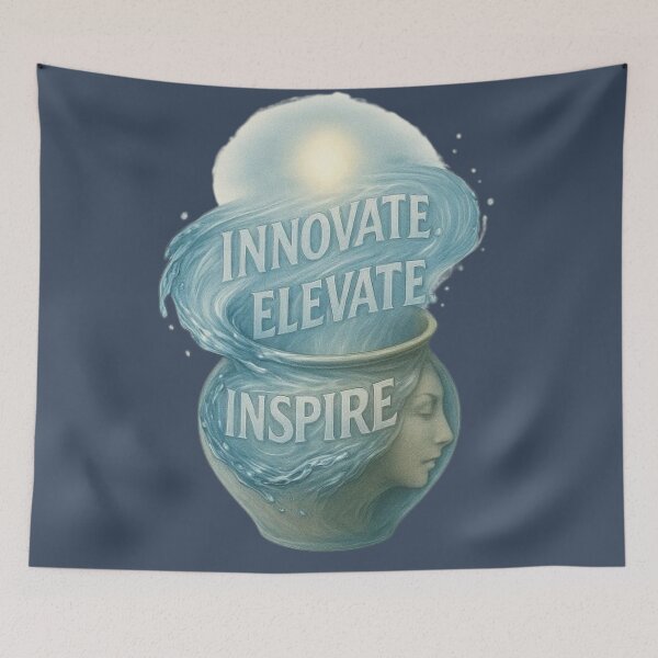 Item preview, Aquarius Innovate Elevate Inspire Bold Vision Always Expanding designed and sold by Kony83.