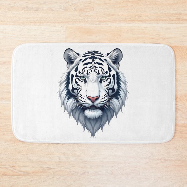 Item preview, White Tiger Face designed and sold by GlamOvira.