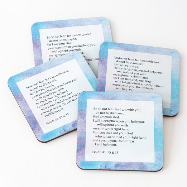 Item preview, Isaiah 41:10 & 13 designed and sold by amymariko.