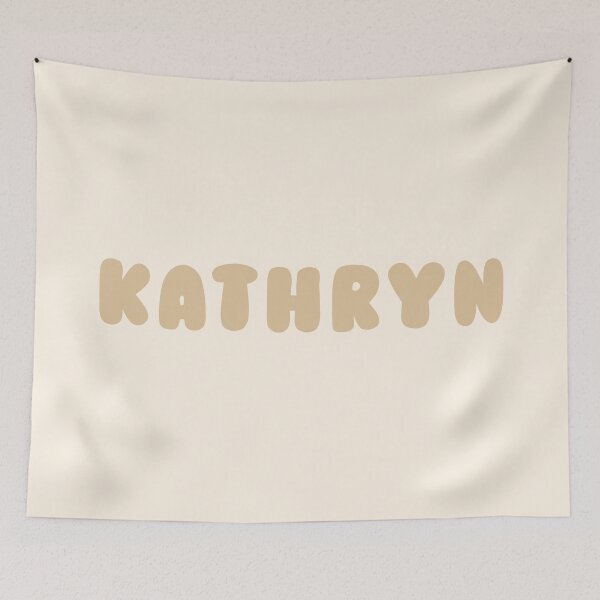 Item preview, Beige Kathryn – Minimalist Personalized Name Design designed and sold by karolinahinc.