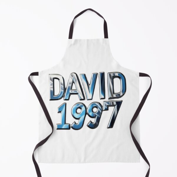 Item preview, David 1997 — Chrome 3D Name Design designed and sold by AlexLineArt.