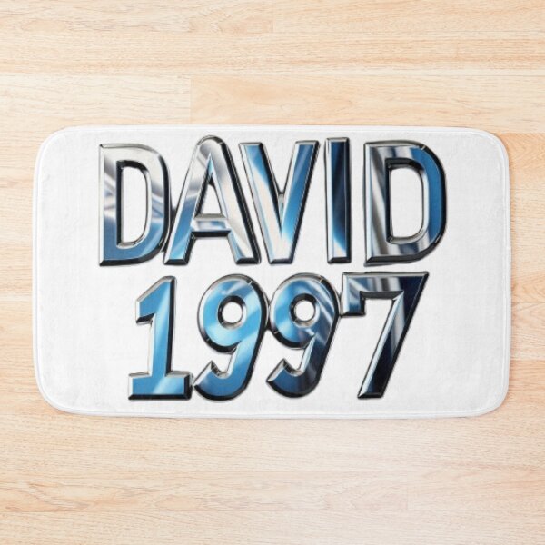 Item preview, David 1997 — Chrome 3D Name Design designed and sold by AlexLineArt.